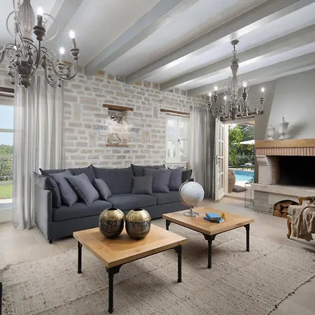 Elena U Ladicima For 8 People With Private Pool & Sports Complex In Istria Villa Ladici